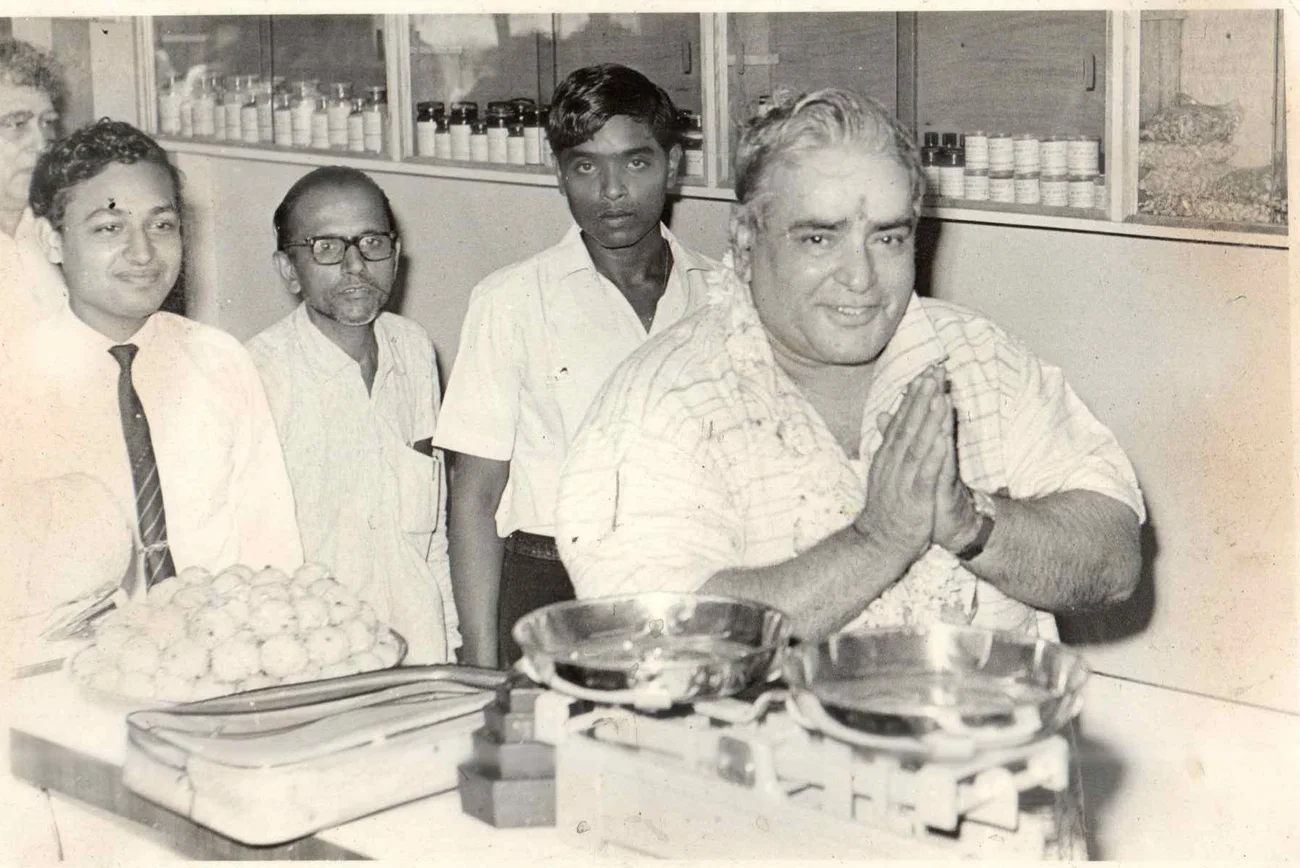 A warm welcome at the sweets counter