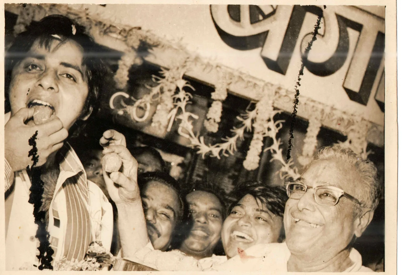 A celebration gathering