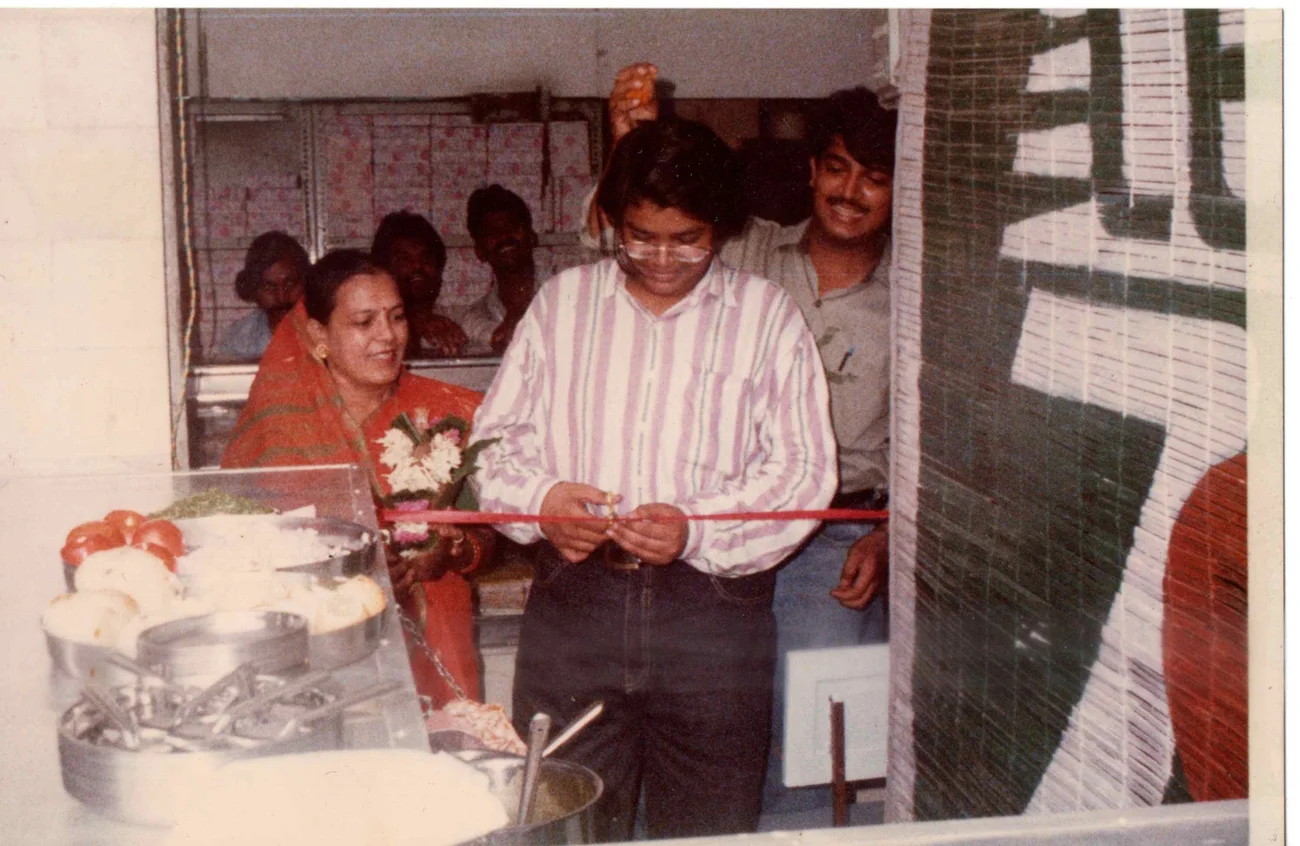 An inauguration ribbon-cutting