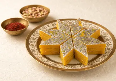 Kesar Kaju Katli